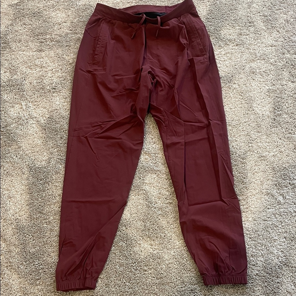 Lululemon Burgundy Jogger Pants